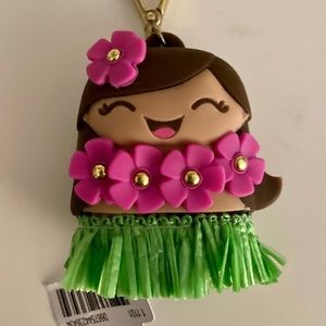 NWT Bath & Body Works Hula Girl Pocket Bac Hand Sanitizer Holder